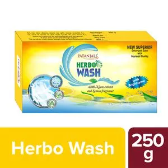 Patanjali herbo wash detergent Cake - SUPERIOR - 250Gm